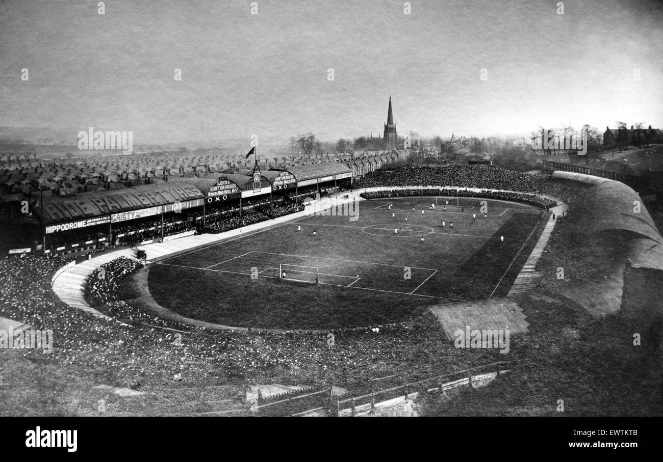 Villa Park, stade de football home à Aston Villa Football Club. 1907 Banque D'Images