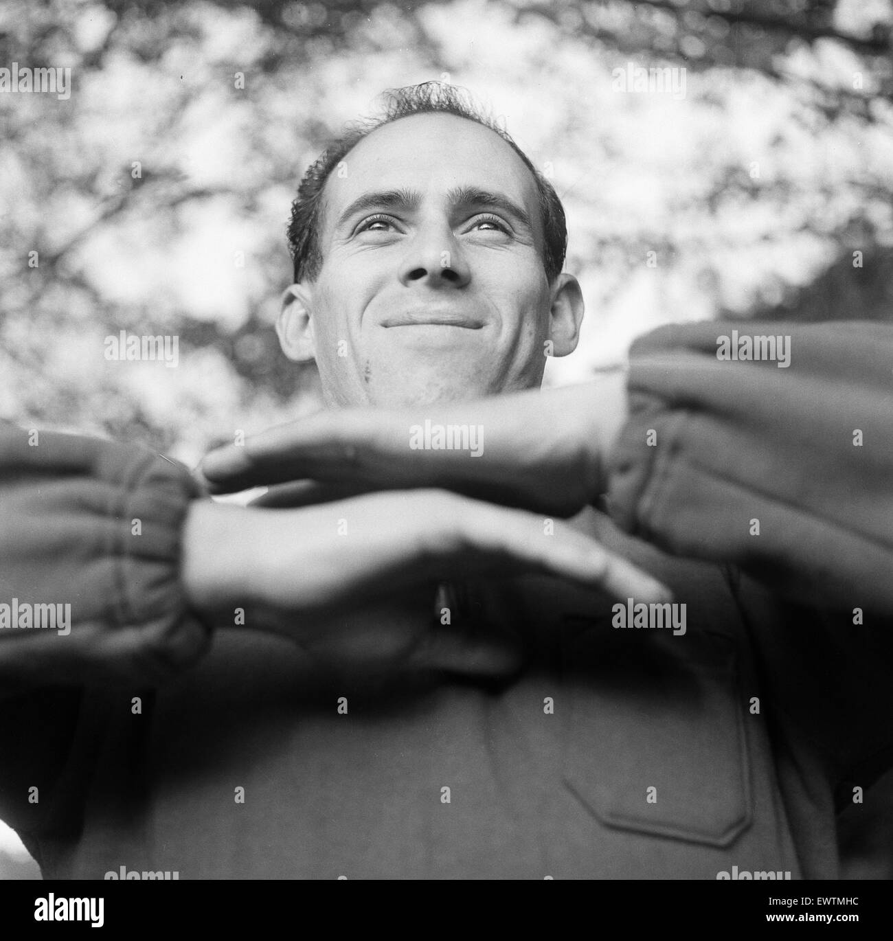 Reading FC 1959/60. Joueurs de football. 11 novembre 1959. ID pour être confirmé. Banque D'Images