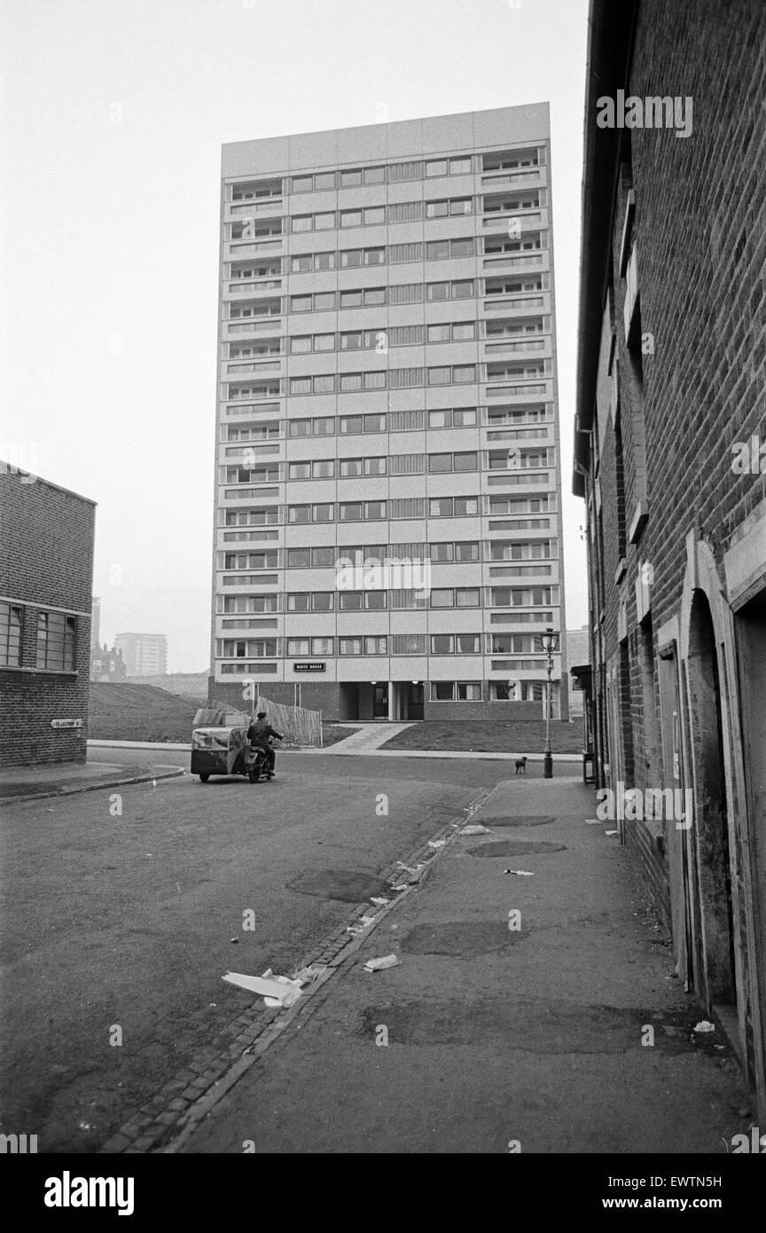 Le logement, Birmingham, 16 septembre 1967. Banque D'Images