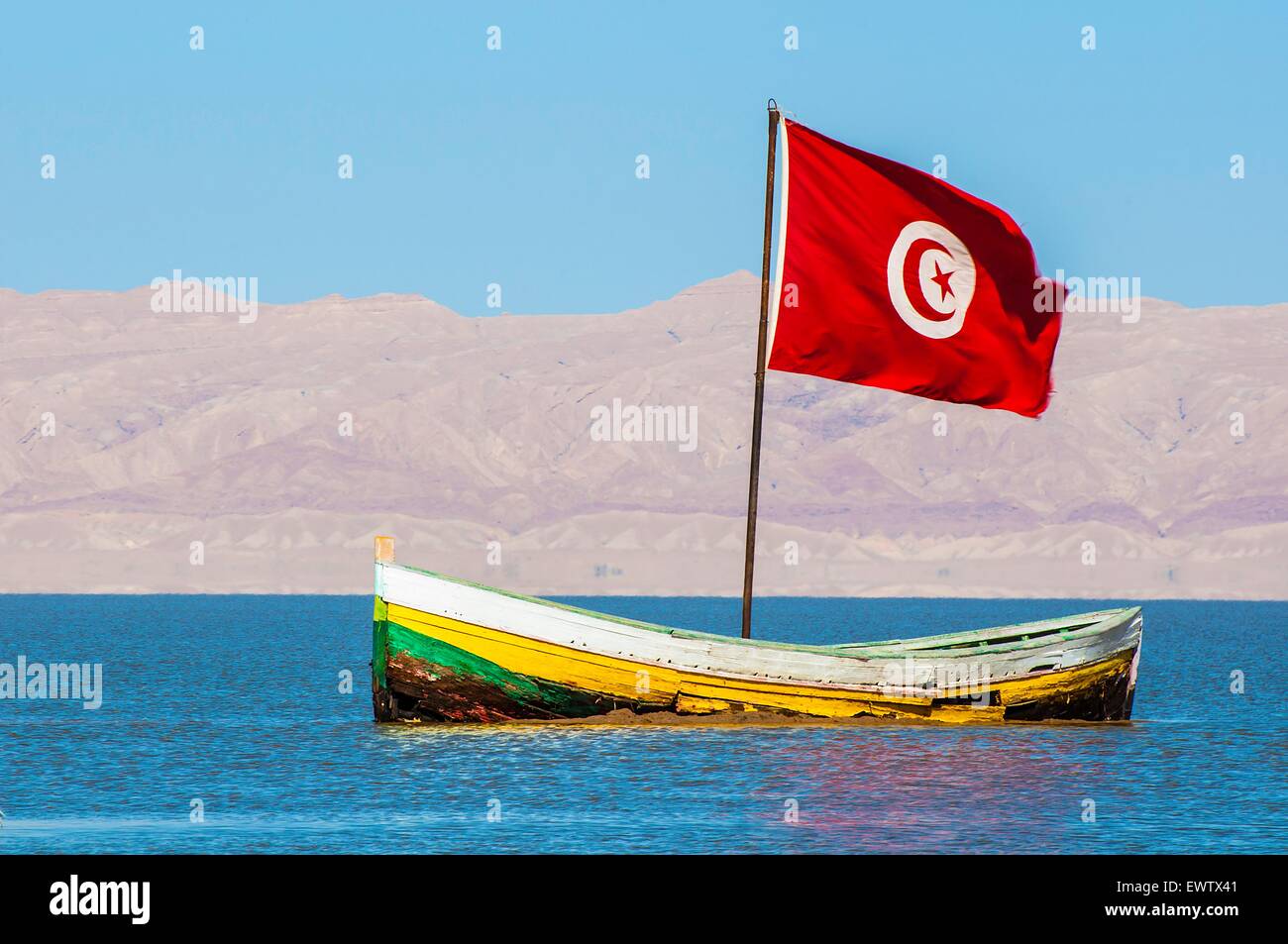 Le petit pays d'Afrique du Nord de la Tunisie a un paysage étonnamment diverse. Banque D'Images