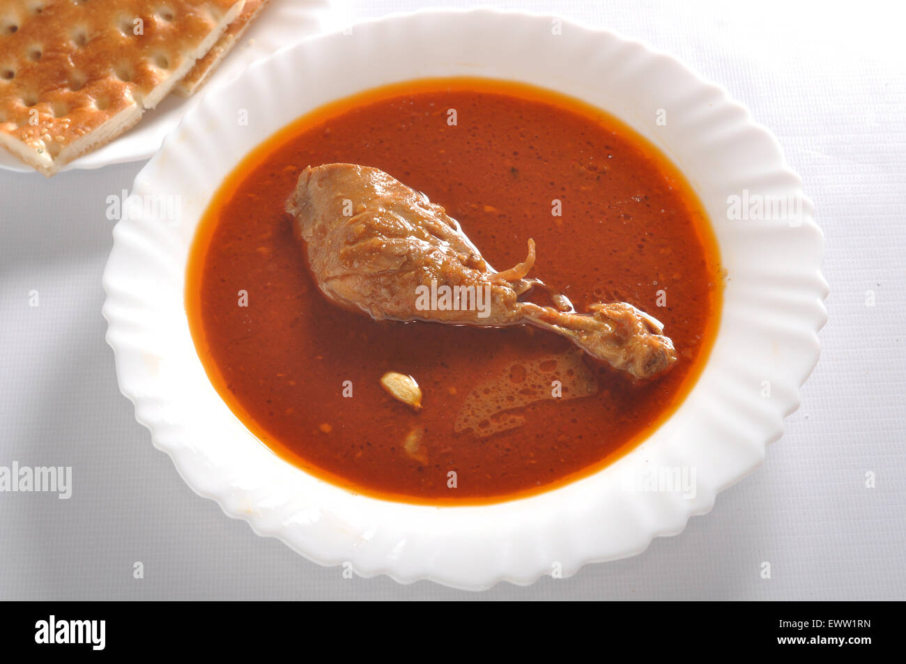 Poulet Korma très célèbre en Inde et au Pakistan Banque D'Images