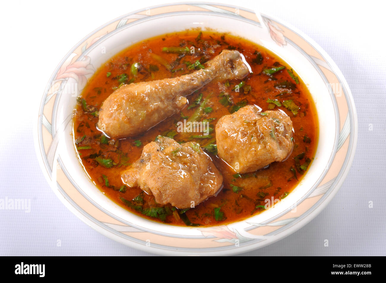 Curry de poulet Style Lahori Banque D'Images