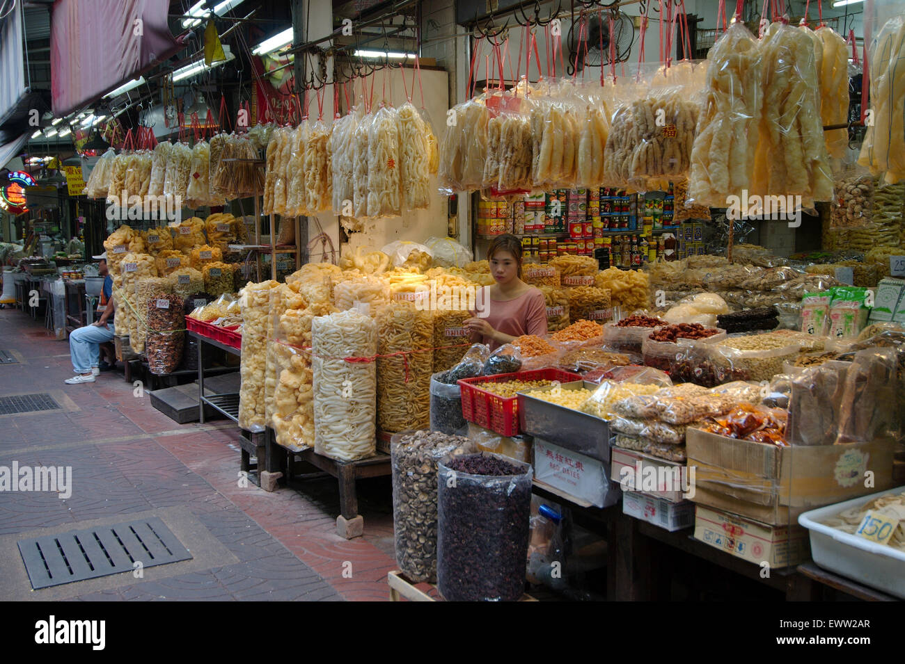 Marché, Chinatown, Bangkok, Thaïlande Banque D'Images