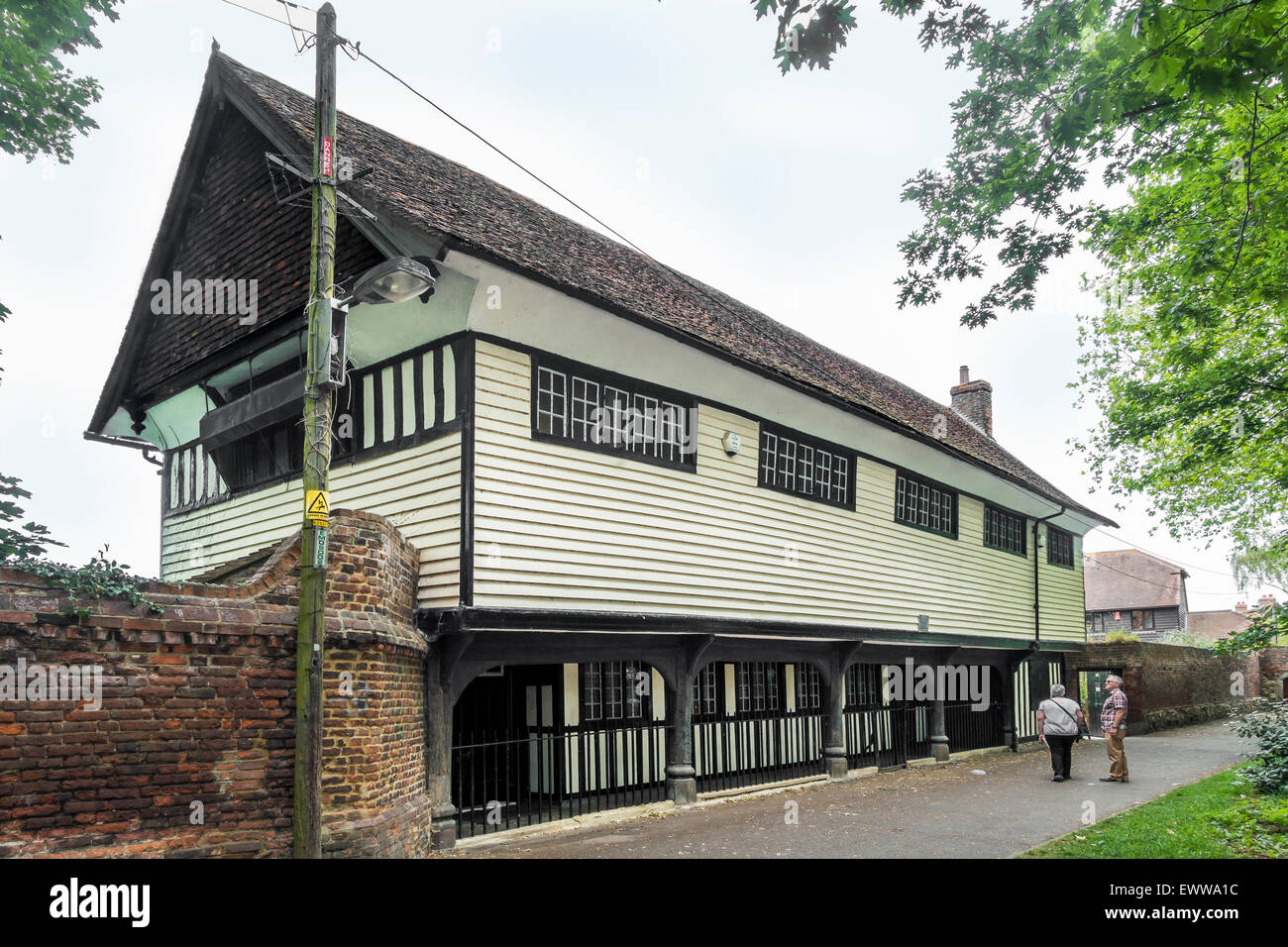 La vieille reine Elizabeth Grammar School Faversham Kent Banque D'Images