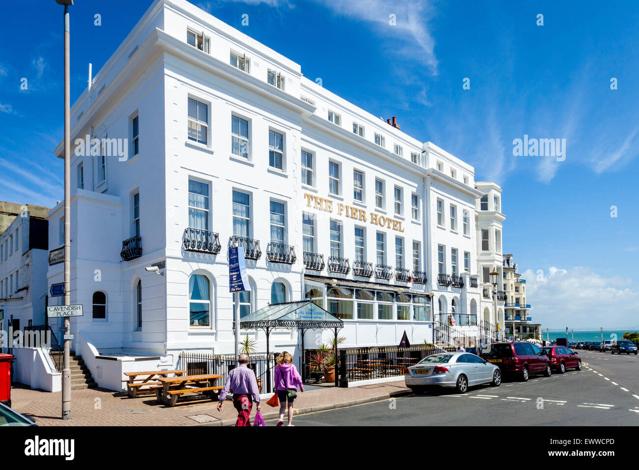 Le Pier Hotel, Eastbourne, Sussex, UK Banque D'Images