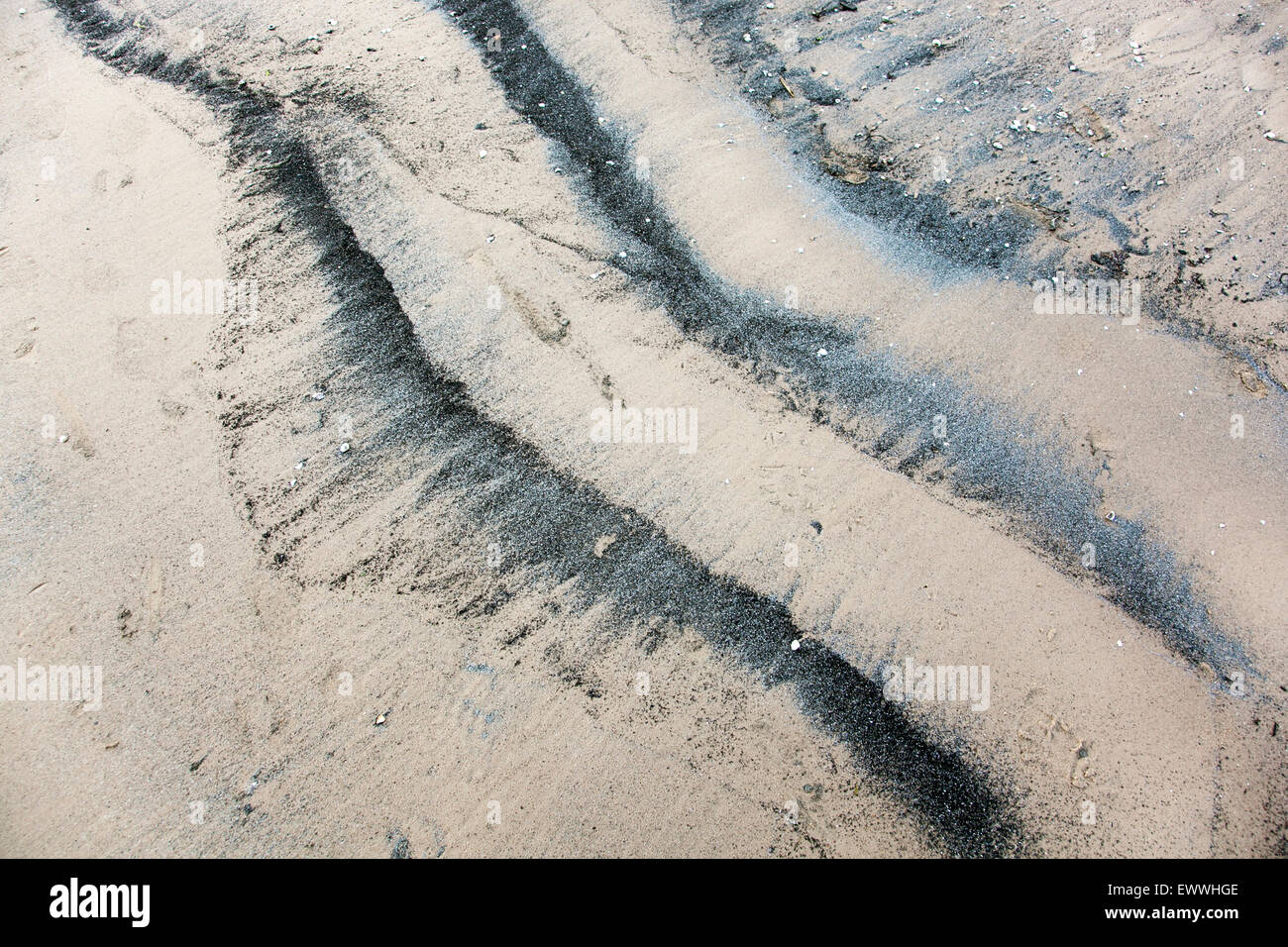 Plage d’abstraite Banque D'Images