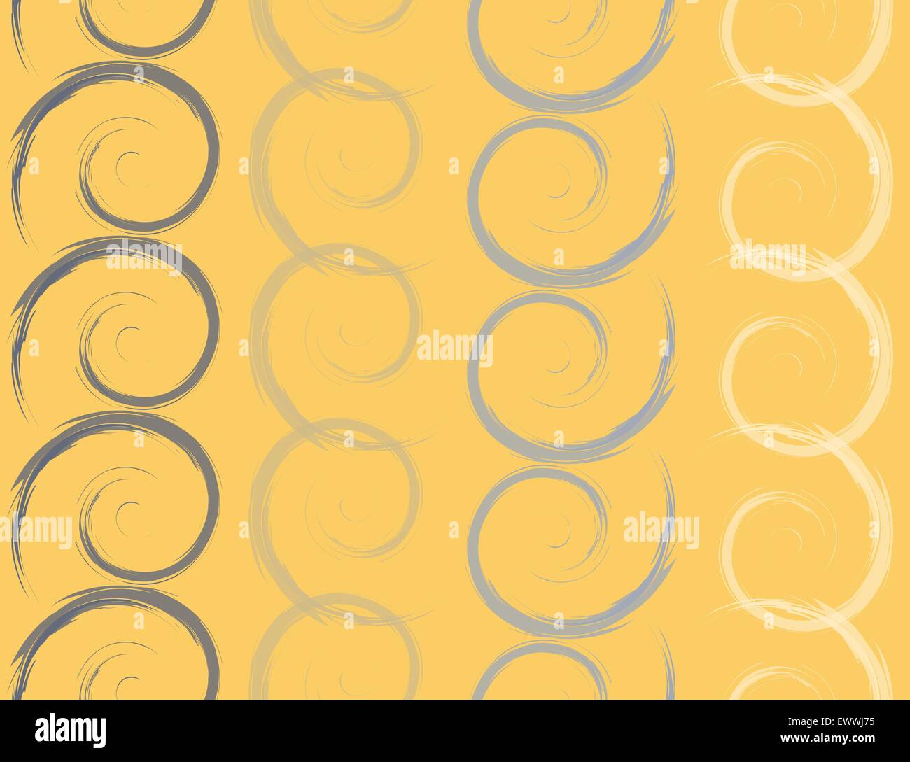 Les spirales de couleur, motif transparent, art vector illustration Illustration de Vecteur