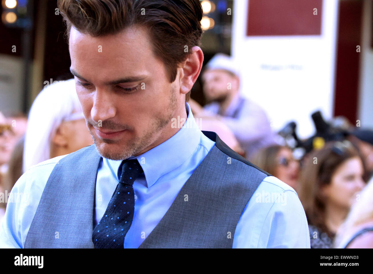 Leicester Square, London,UK,30 juin 2015. La première du film de "agicMikeXXL" au cinéma Vue à Leicester Square,Lo Banque D'Images