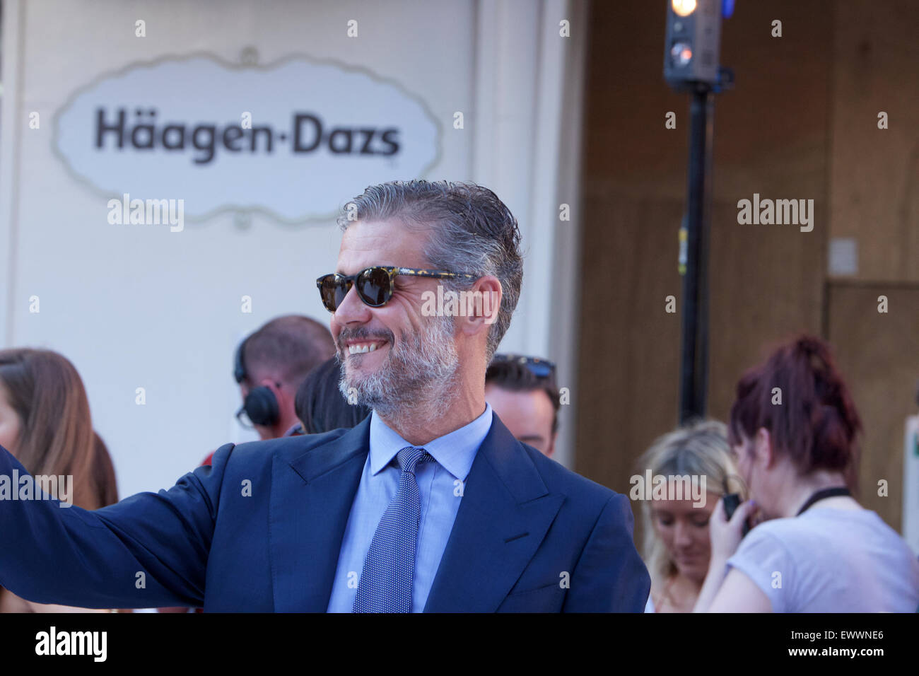 Leicester Square, London,UK,30 juin 2015. La première du film de "agicMikeXXL" au cinéma Vue à Leicester Square,Lo Banque D'Images