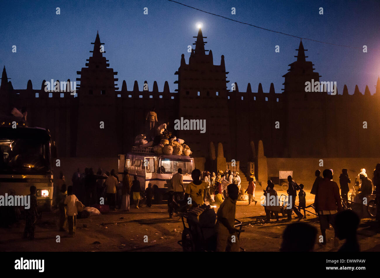 La grande mosquée de Djenné, Mali Banque D'Images