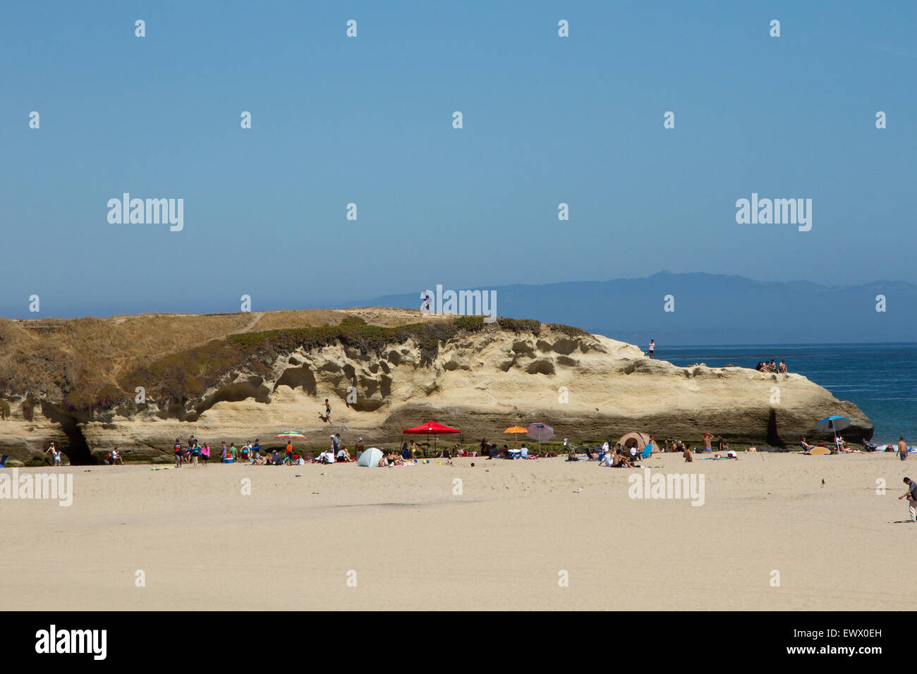 Scènes de plage à Santa Cruz beach, en Californie, Etats-Unis Banque D'Images