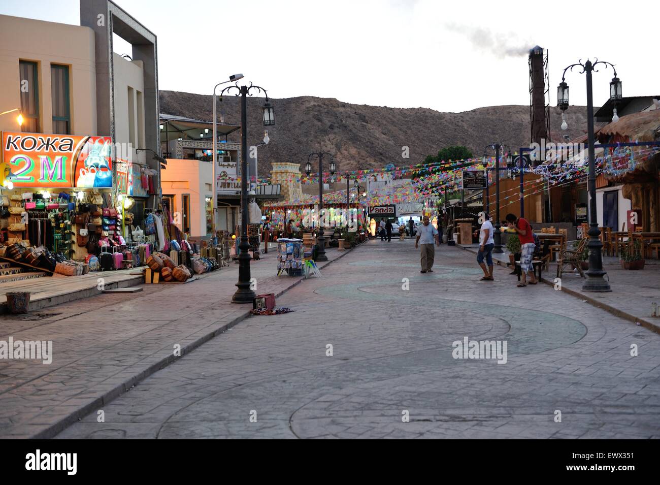 Vieux marché. Sham-El-Cheikh. South Sinay.1-8 juillet 2014 Juillet 2014 Banque D'Images