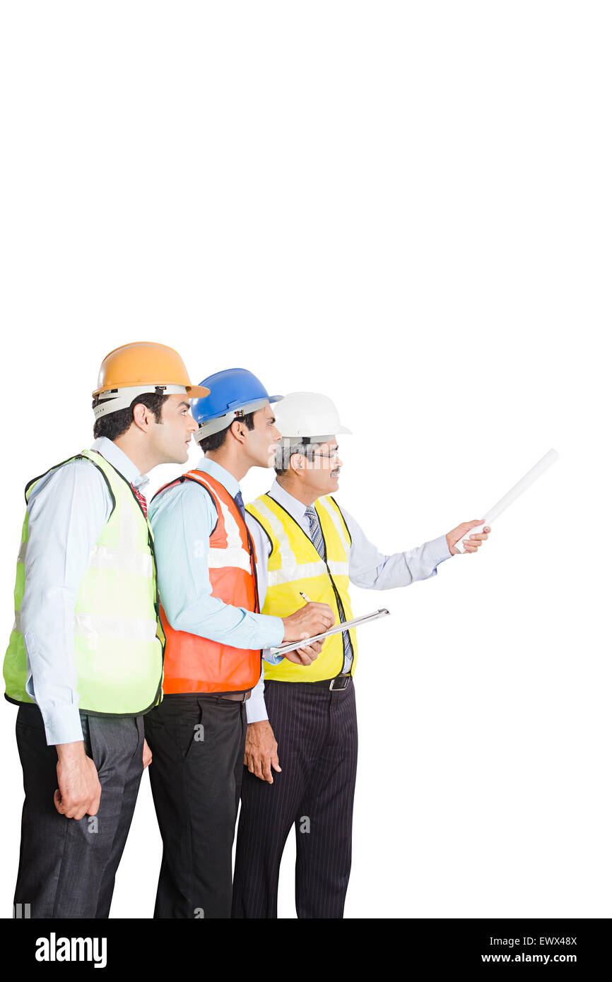 2 Contrôle de l'architecte indien Banque D'Images