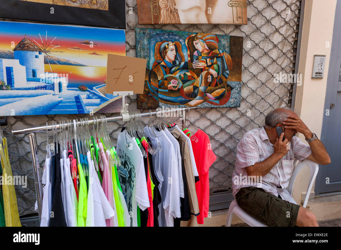 Souvenir de Rethymno, Crète, Grèce, Îles grecques, Europe Banque D'Images