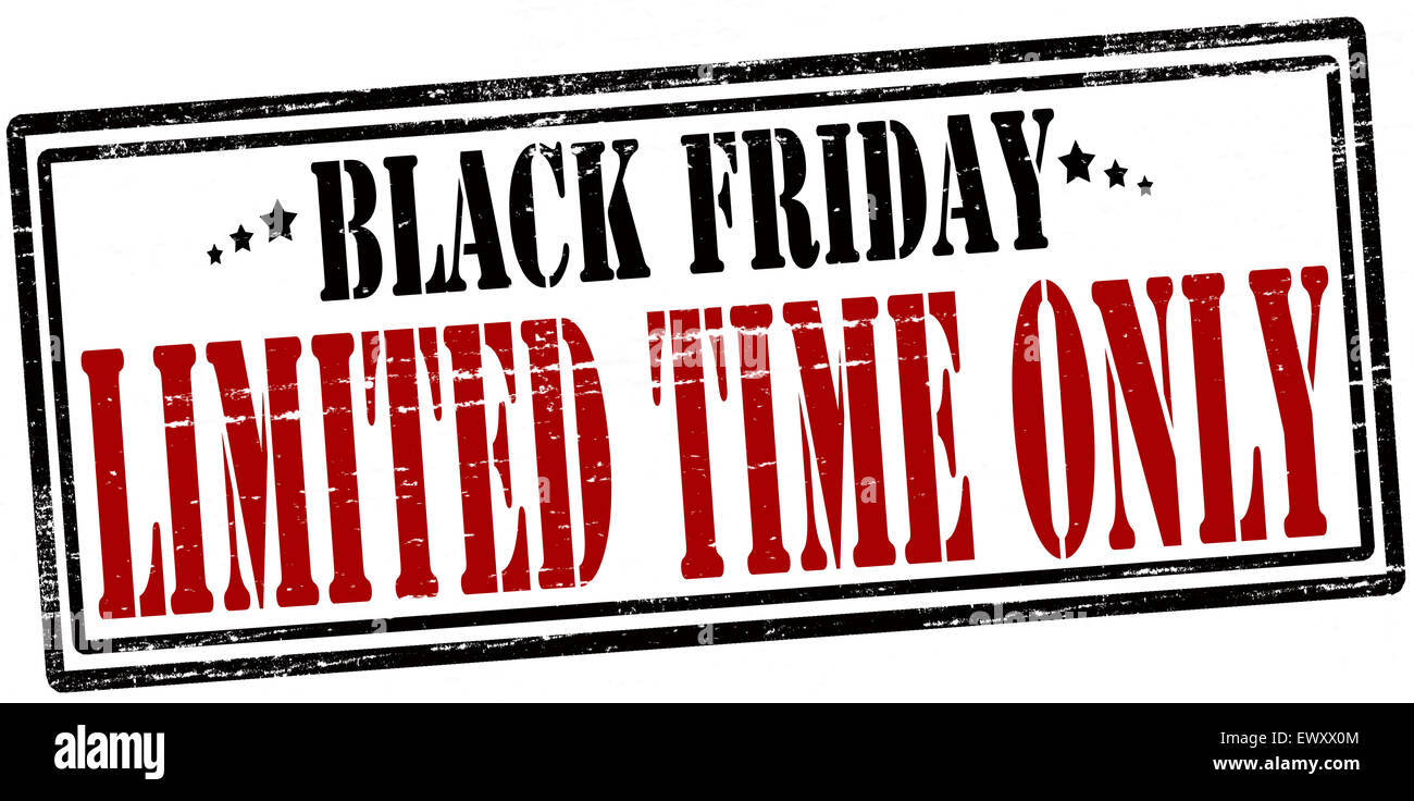 Stamp avec texte temps limité seulement à l'intérieur, illustration Banque D'Images