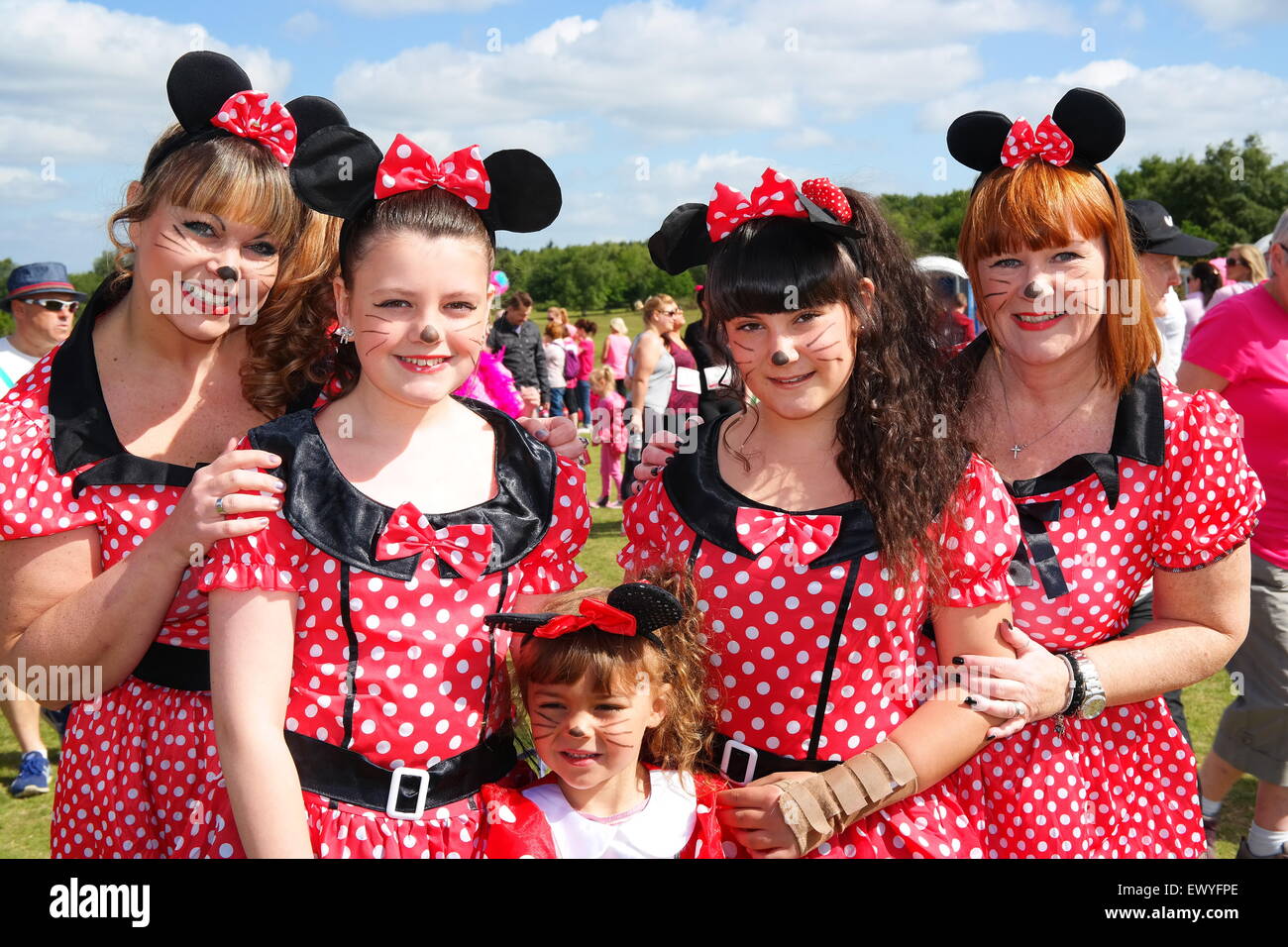 Race for Life Sutton Coldfield Angleterre 7 Juin 2015 Banque D'Images