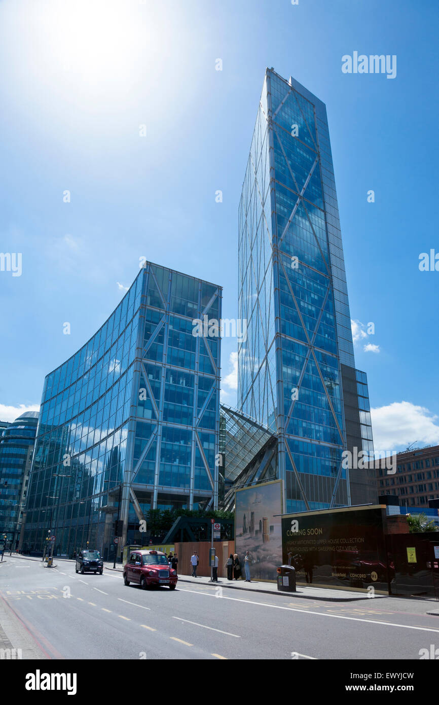 Broadgate Tower à Liverpool Street, 201 Bishopsgate, Londres, Angleterre Banque D'Images