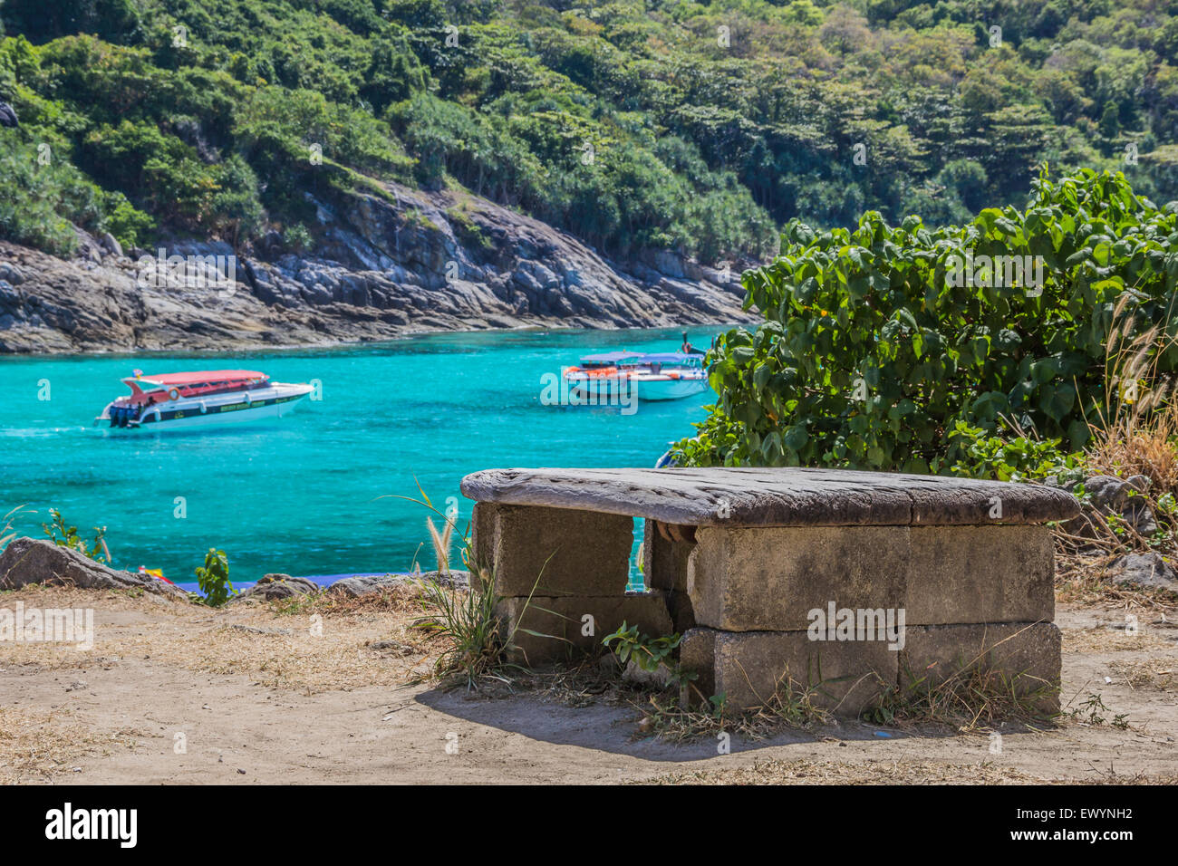 Point de vue sur l'île de Koh Racha Banque D'Images