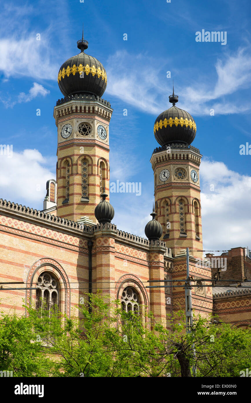 Synagogue de la rue Dohány, Budapest, Hongrie Banque D'Images