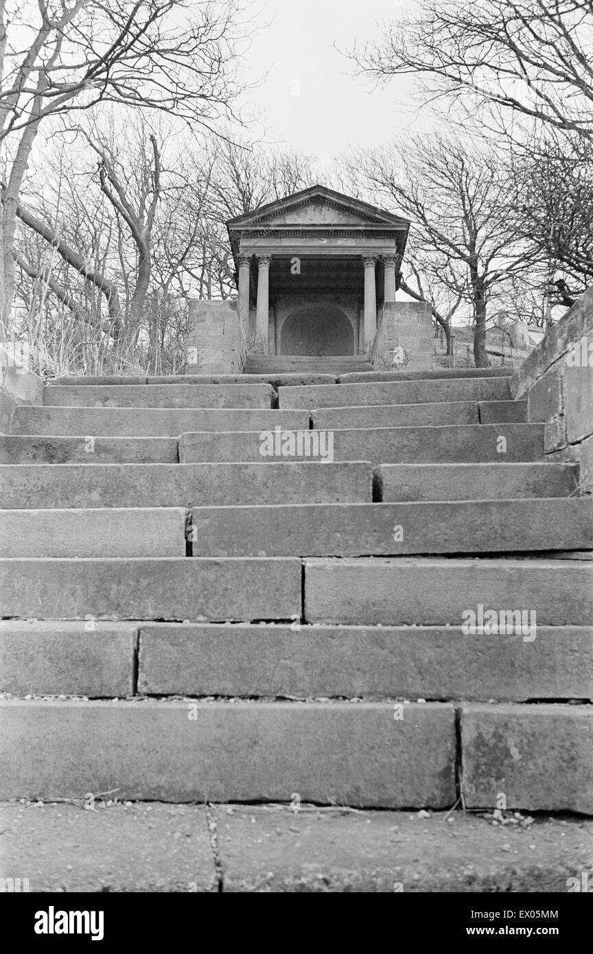 Albert, Temple Valley Gardens, Paris, 16 mars 1979. Banque D'Images