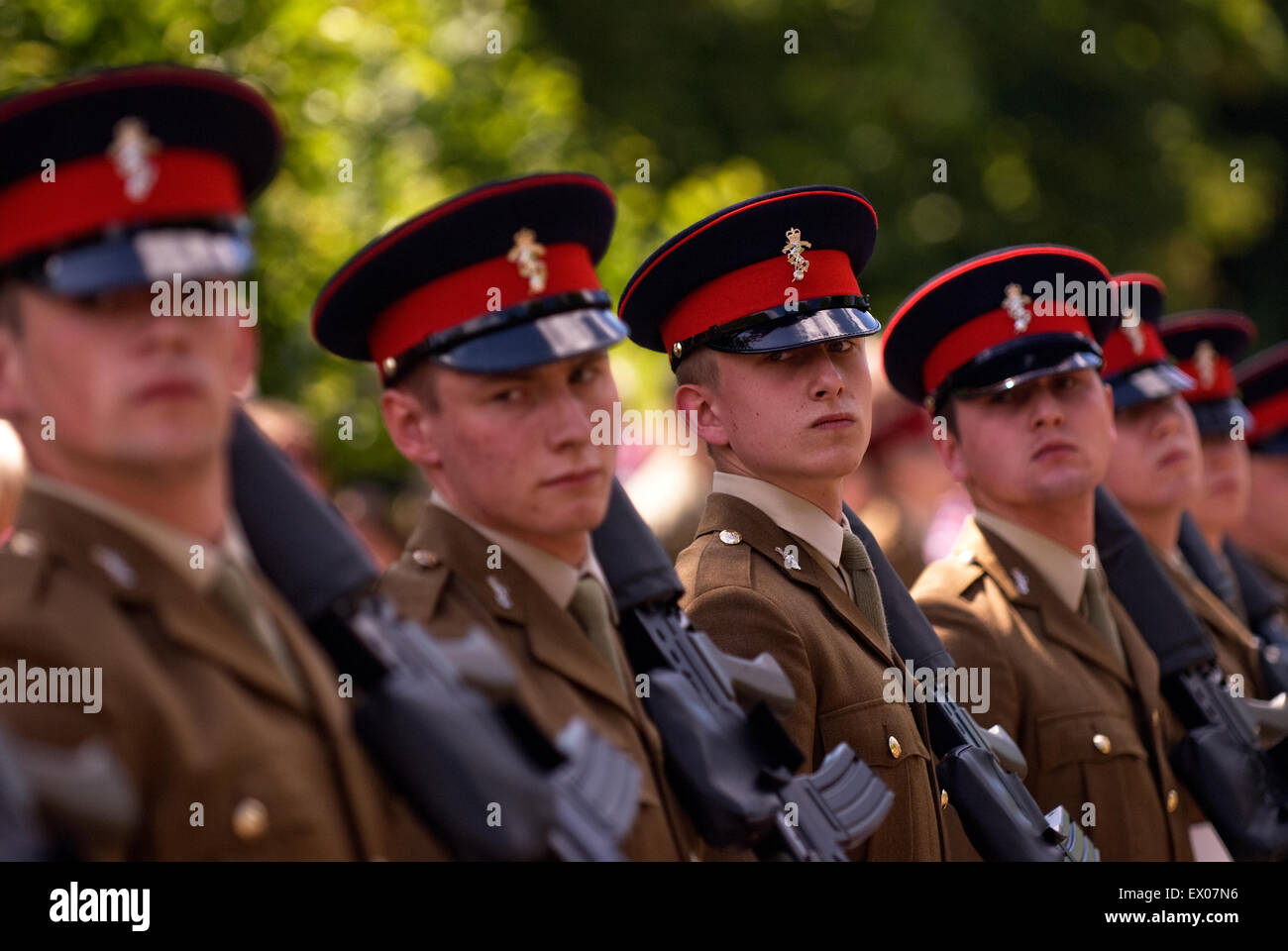 Adieu à la garnison Festival, Bordon, Hampshire, Royaume-Uni. Samedi 27 Juin 2015 (Journée des Forces armées). Banque D'Images