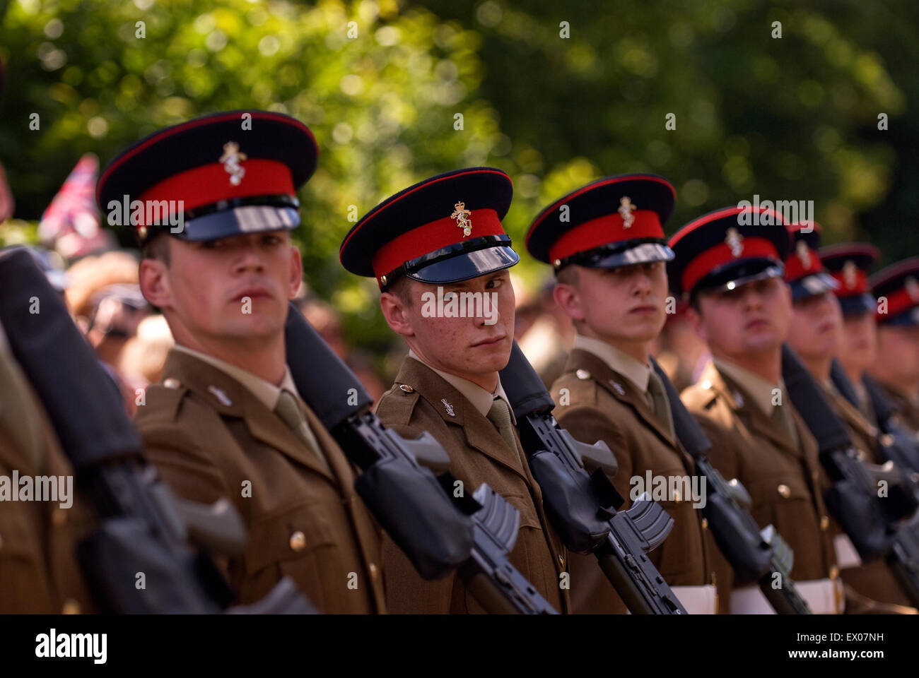 Adieu à la garnison Festival, Bordon, Hampshire, Royaume-Uni. Samedi 27 Juin 2015 (Journée des Forces armées). Banque D'Images