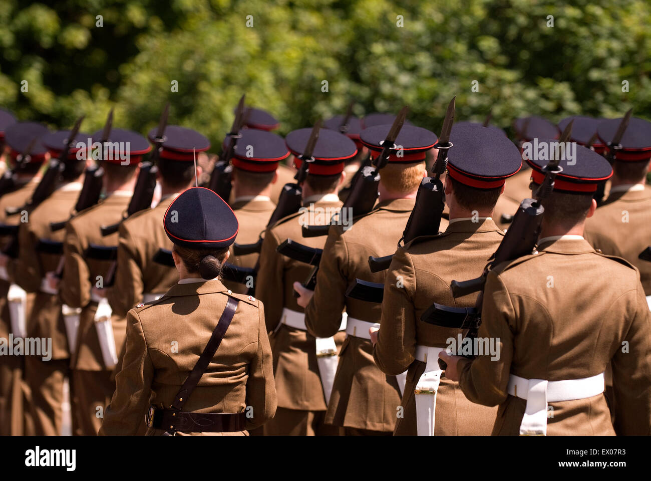 Adieu à la garnison Festival, Bordon, Hampshire, Royaume-Uni. Samedi 27 Juin 2015 (Journée des Forces armées). Banque D'Images