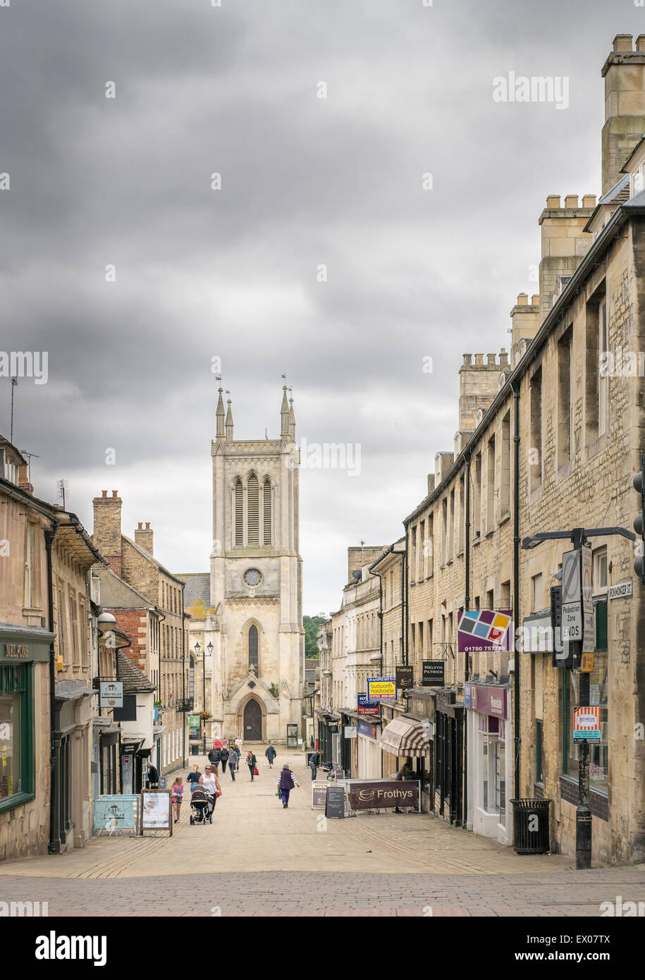 Forgerons Street, Stamford, UK Banque D'Images