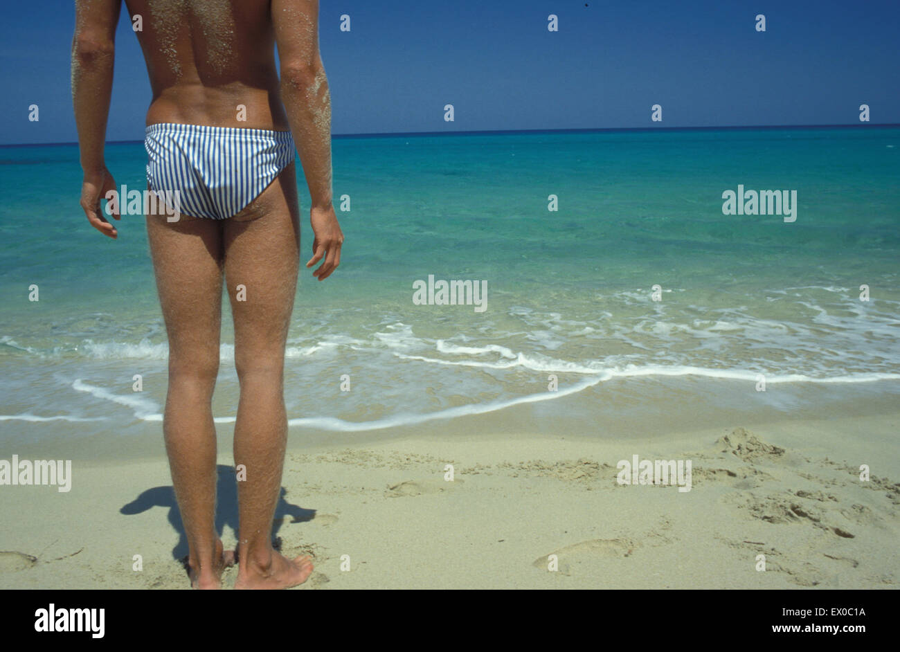 Lir, Italie, Sardaigne, à la plage du sud de la Sardaigne. Lir, Italie, Sardaigne, am Strand von Sued-Sardinien. Banque D'Images