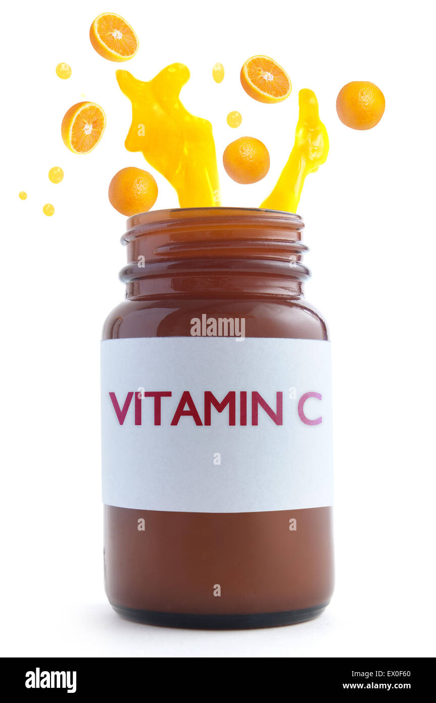 La vitamine c concept Banque D'Images