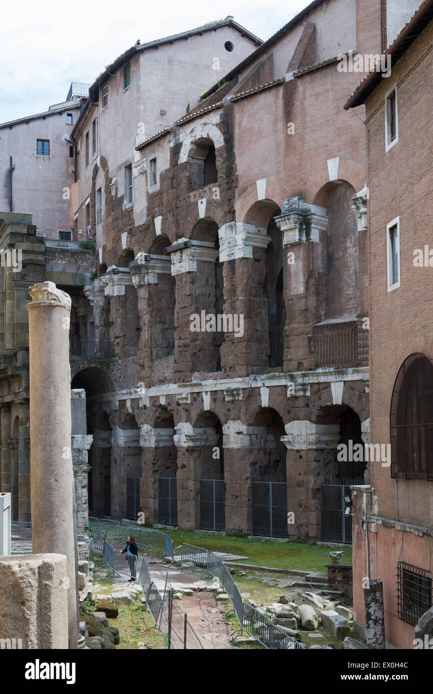 Marcello Theatre à Rome Banque D'Images