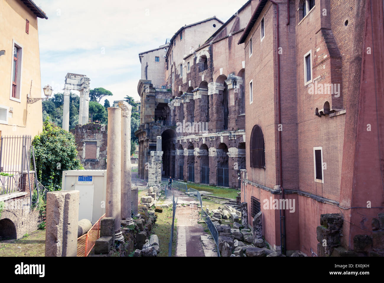 Marcello Theatre à Rome Banque D'Images