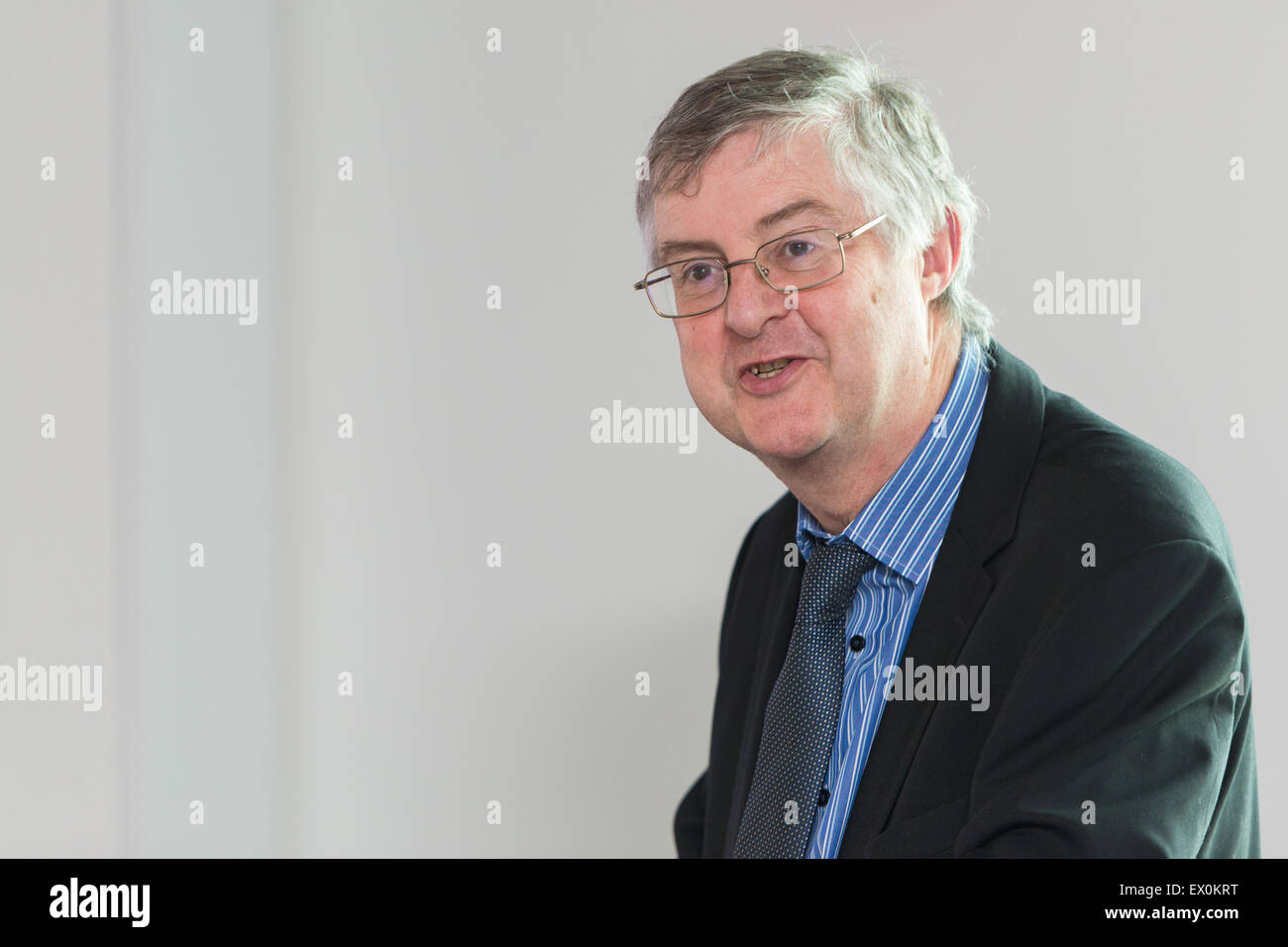 Mark Drakeford SUIS, Ministre de la Santé et des Services sociaux dans le gouvernement gallois Banque D'Images