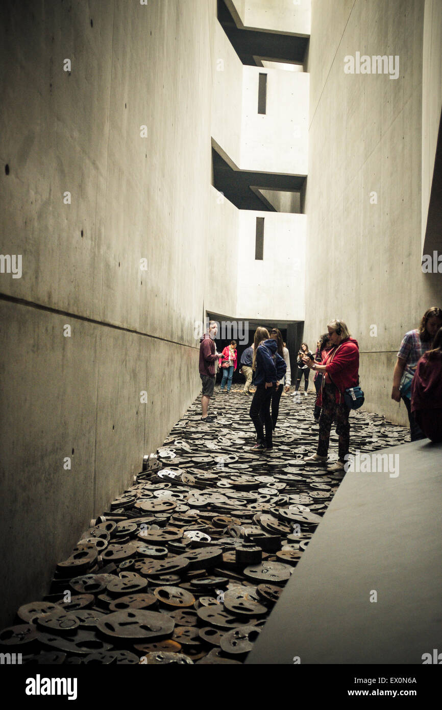 Nulle mémoire art installation dans le musée juif à Berlin Banque D'Images