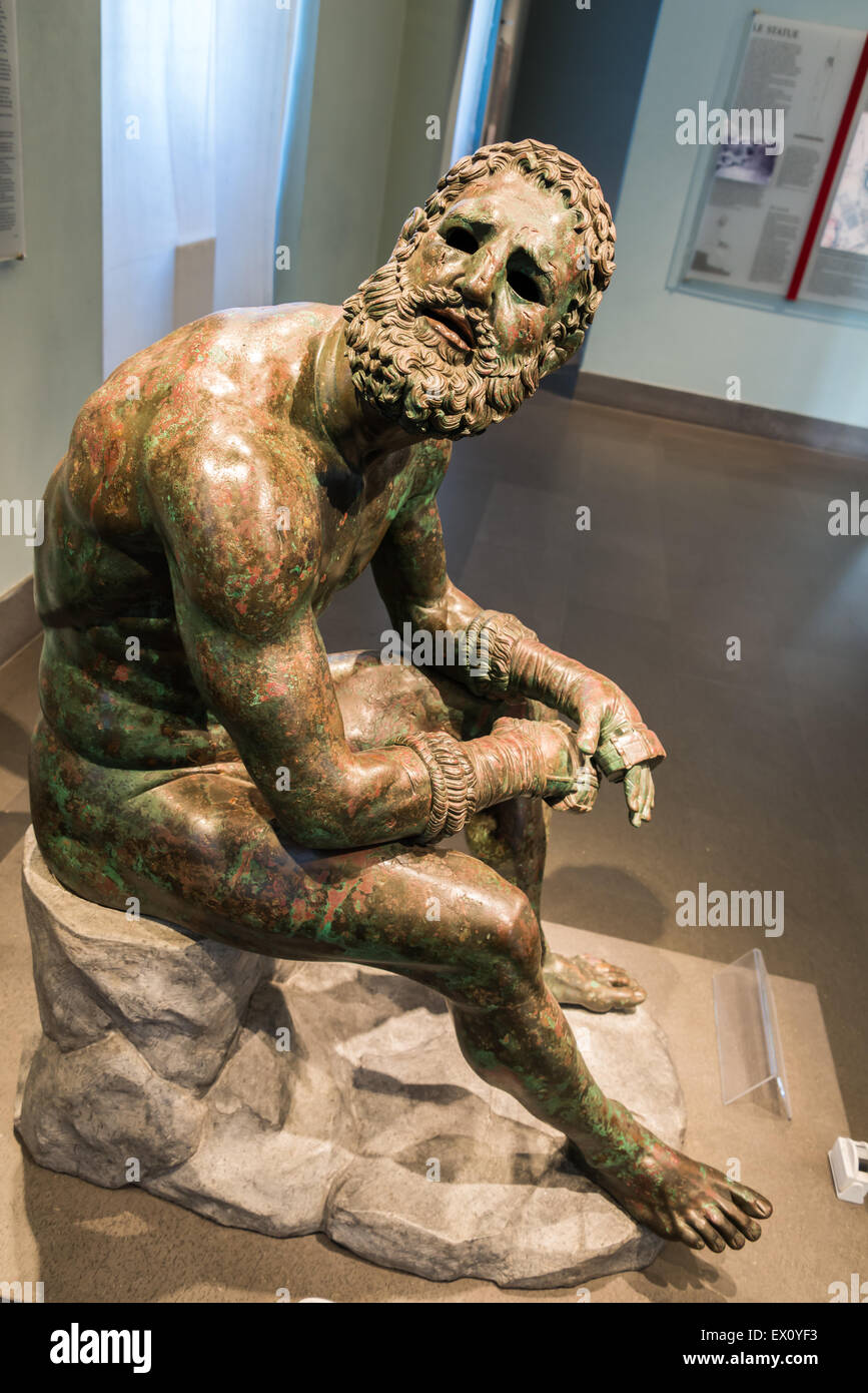 Musée National Romain - Le boxeur Banque D'Images