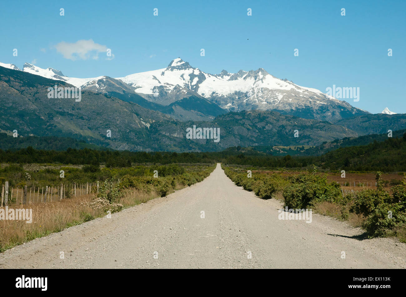 Carretera Austral Road - Chili Banque D'Images