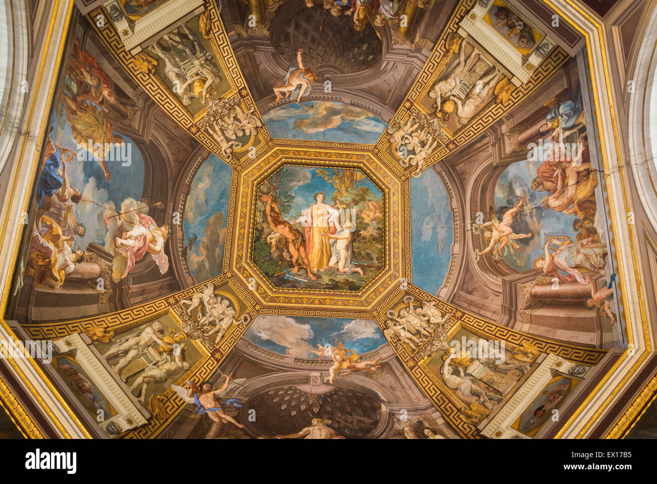 Apollon et les Muses - Musées du Vatican Banque D'Images