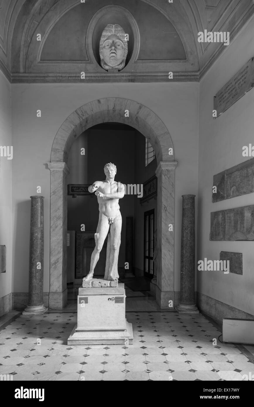 L'intérieur des Musées du Vatican Banque D'Images