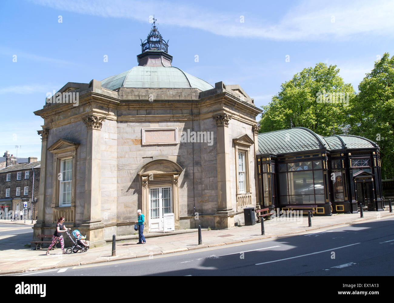 Historique Royal Pump Room museum building, Harrogate, Yorkshire, Angleterre, Royaume-Uni Banque D'Images