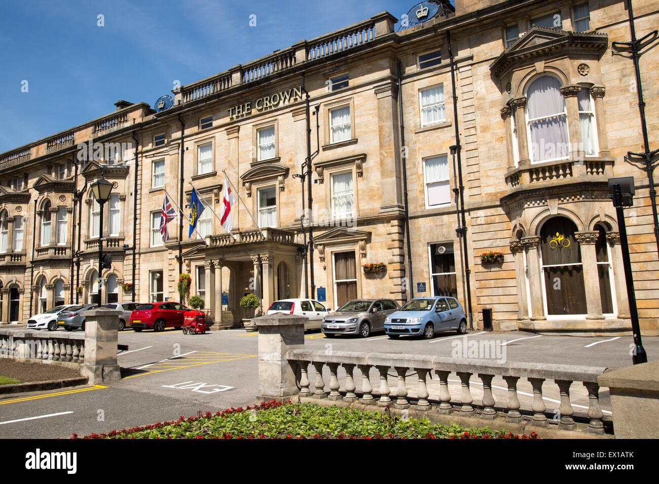 Le Crown Hotel, Harrogate, Yorkshire, Angleterre, Royaume-Uni Banque D'Images