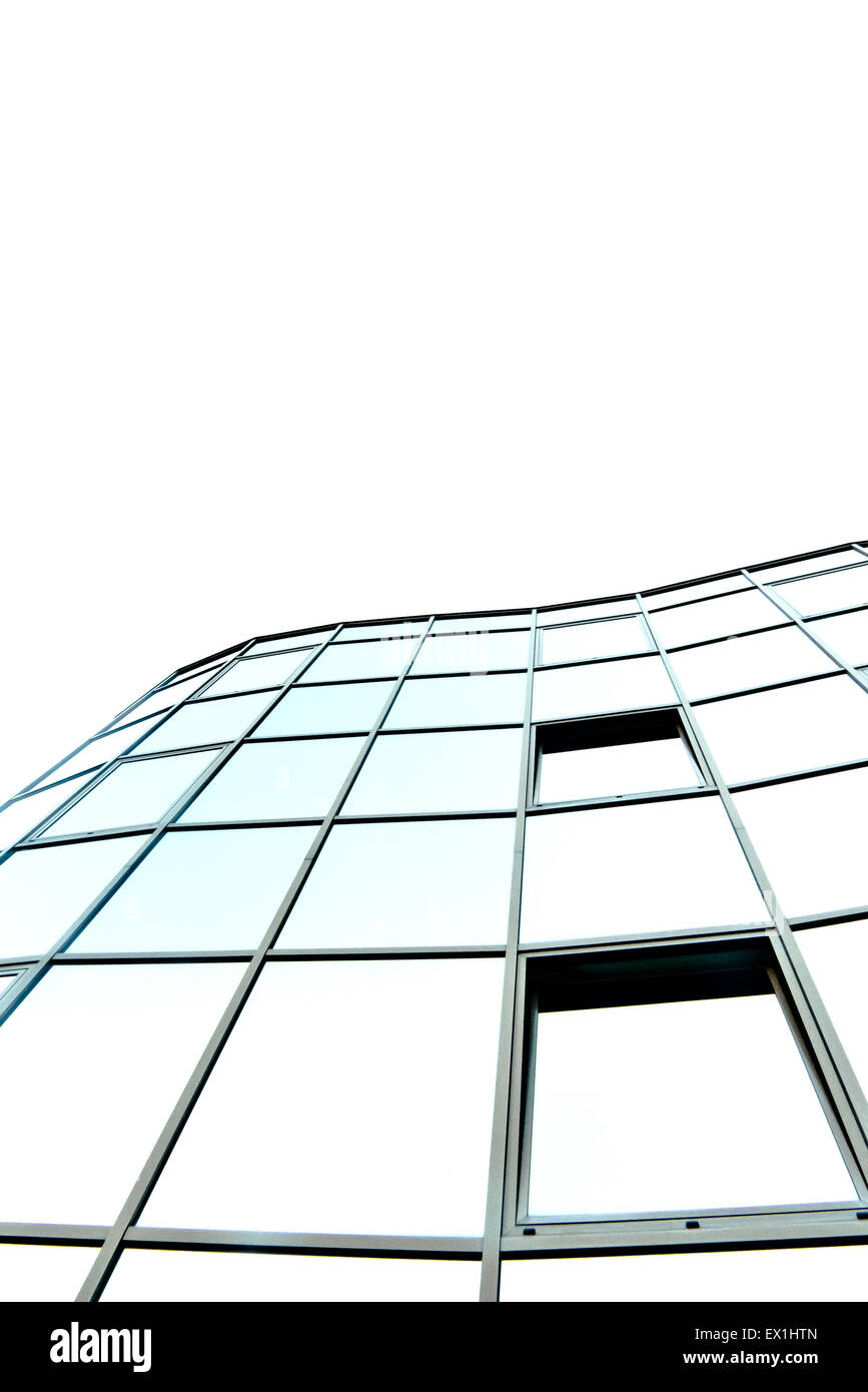 Bâtiment moderne abstrait modèle windows Banque D'Images