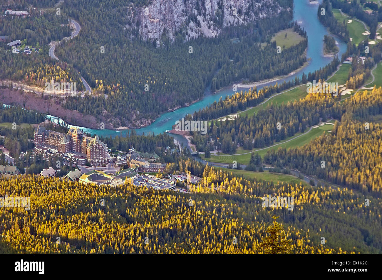 Fairmont Banff Springs Hotel, Alberta, Canada Banque D'Images