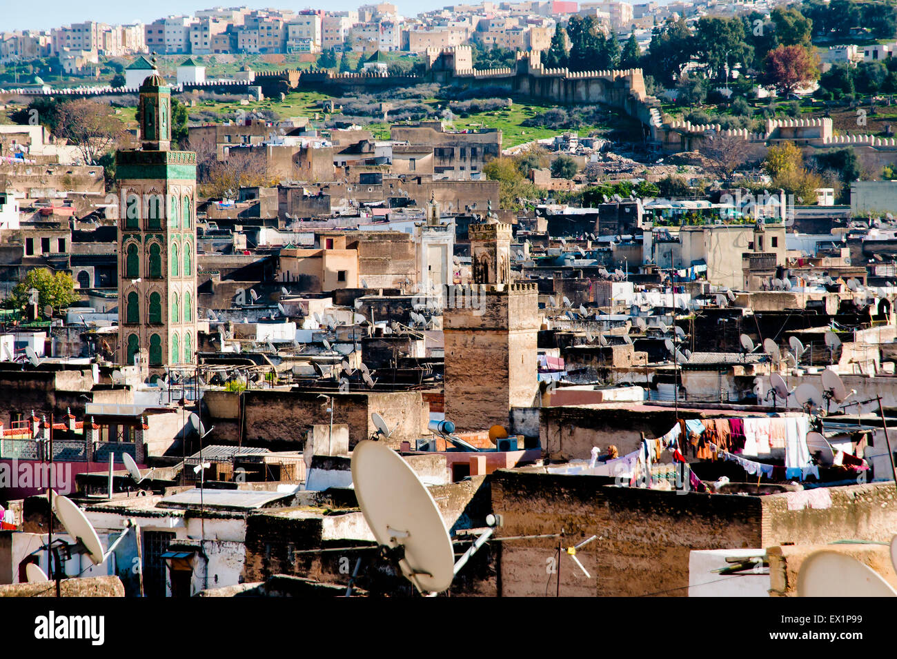 Fès - Maroc Banque D'Images