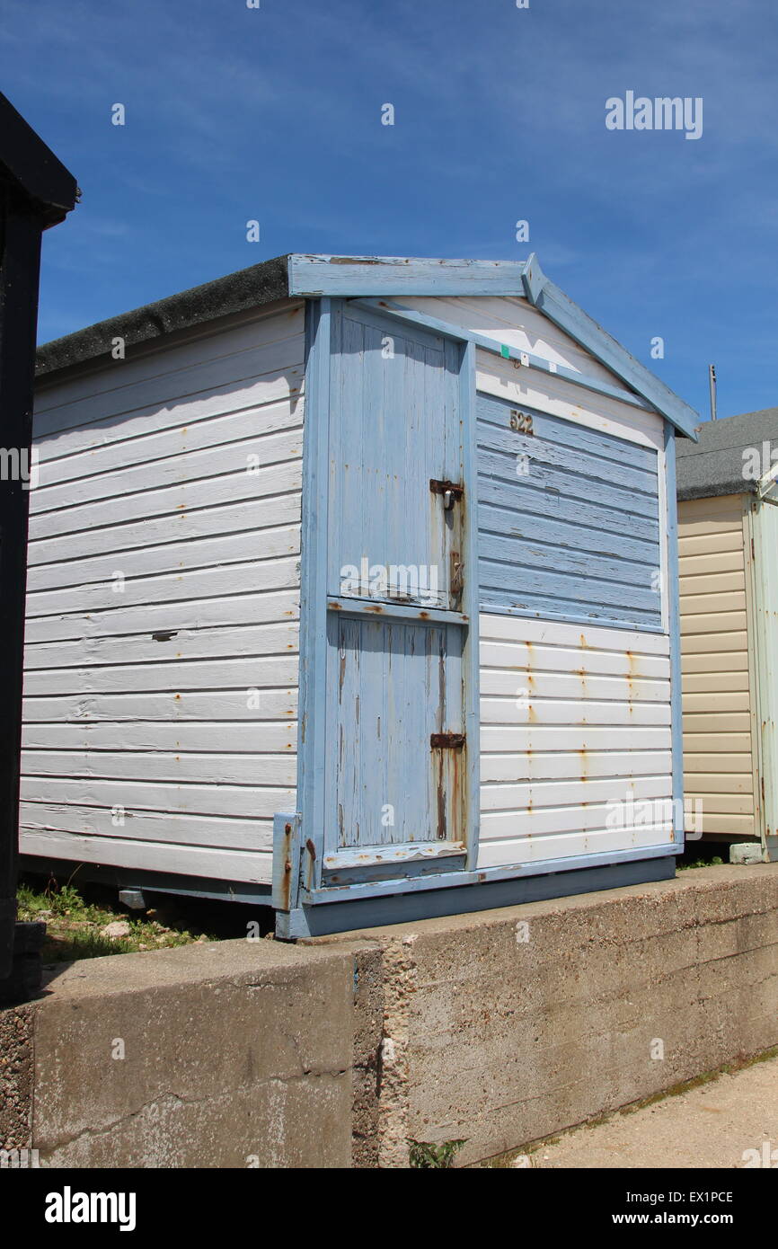 Beach Hut à Walton, Essex Banque D'Images