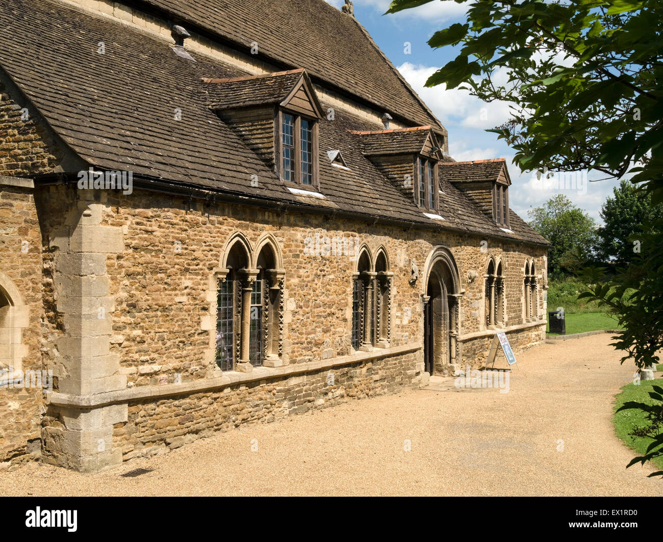 Le grand hall du château d'Oakham, oakham, Rutland, England, UK. Banque D'Images