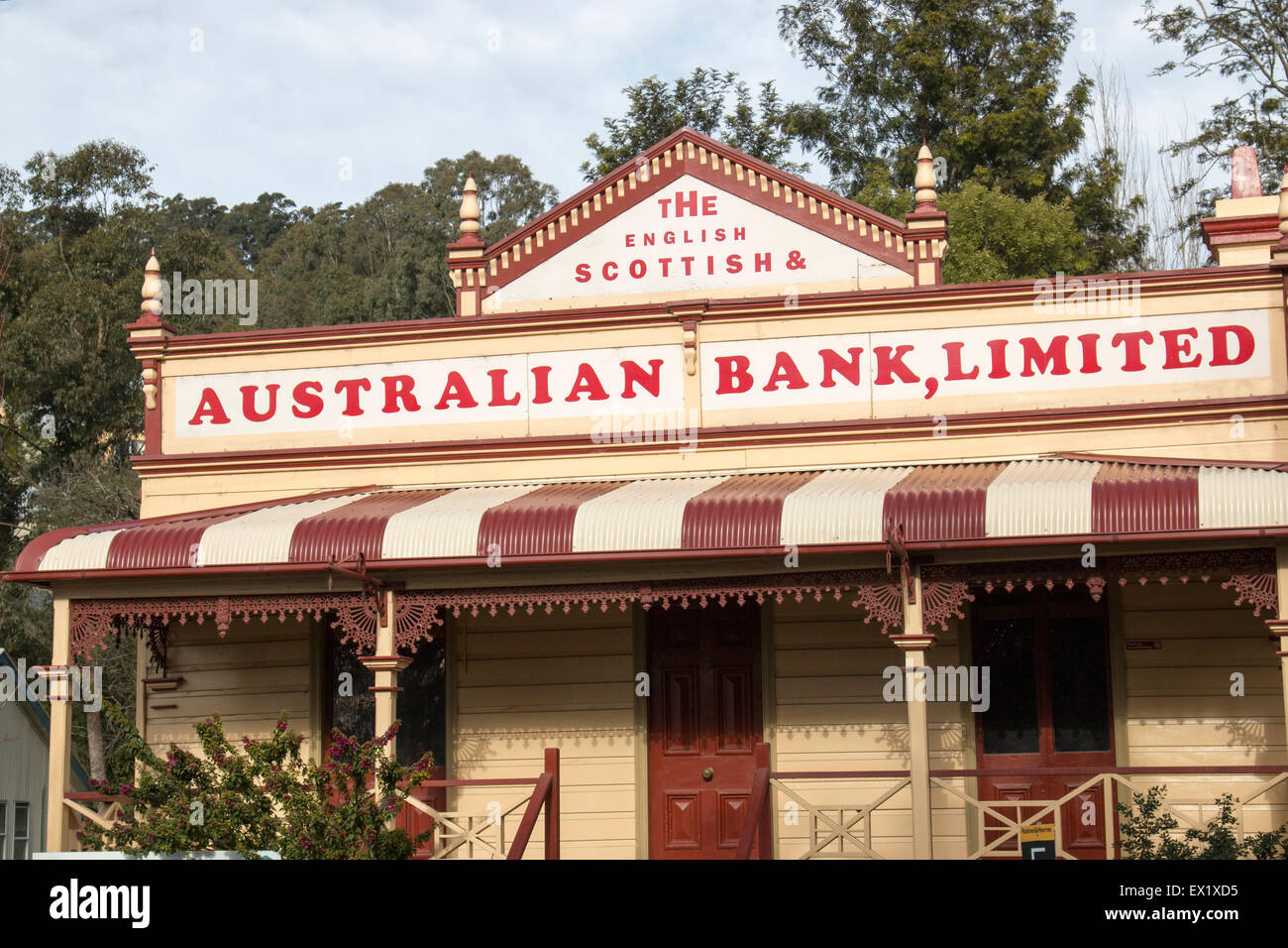 Kangaroo Valley ville située dans les hautes terres du sud de la Nouvelle Galles du Sud, Australie Banque D'Images