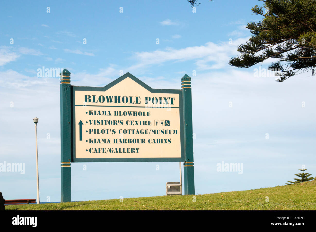 Point d'évent à Kiama sur la côte sud de la Nouvelle-Galles du Sud, une attraction touristique populaire, Nouvelle Galles du Sud, Australie Banque D'Images