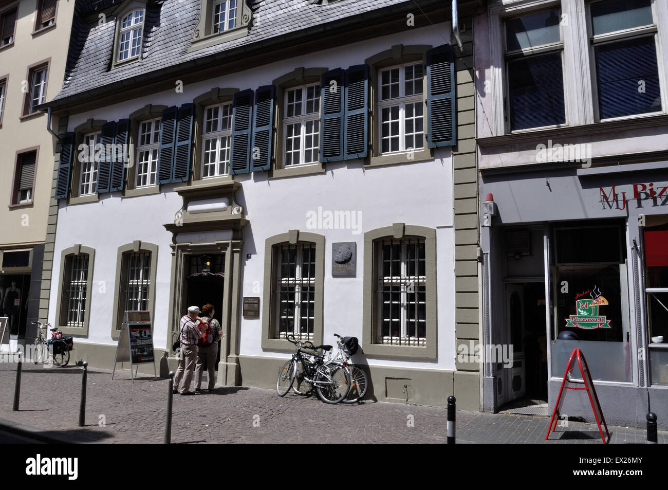 La maison natale de Karl Marx à Trèves, Allemagne, est maintenant un musée dédié à sa vie et de travail. Banque D'Images