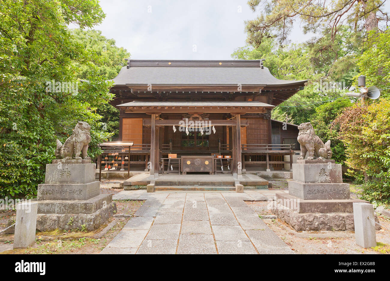 Shinobusuwa (sanctuaire Toshogu Shinto) dans Gyoda ville, Préfecture de Saitama, au Japon. Fondée en XII c. Banque D'Images
