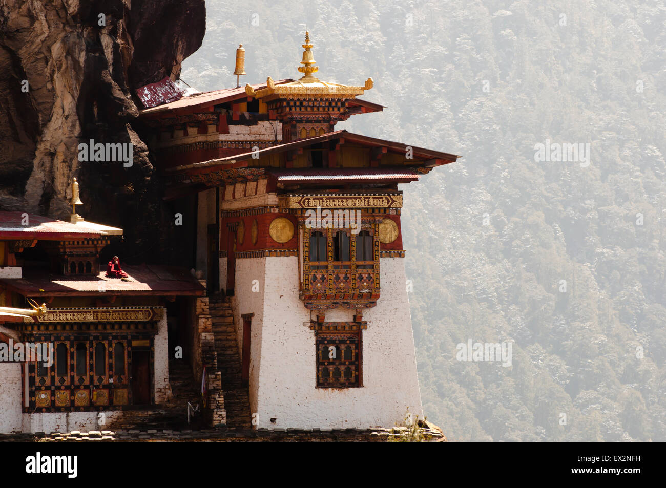 Monastère de Taktsang (Tiger's Nest) - Bhoutan Banque D'Images